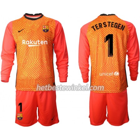 FC Barcelona Doelman TER Stegen 1 Tenue M003 2020/21 - LS (+ Korte broeken)